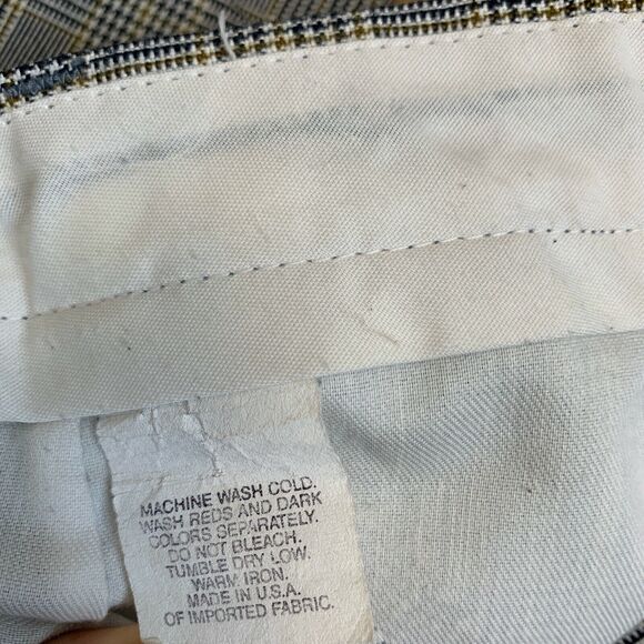 USA Made Lord Isaacs High Waist Pleated Pants Gray Tweed sz s - Picture 5 of 8